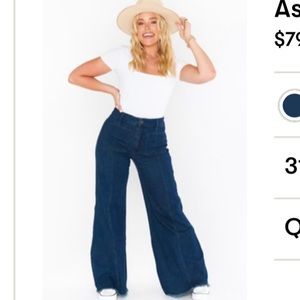Show Me Your Mumu Ashbury Wide Leg Denim